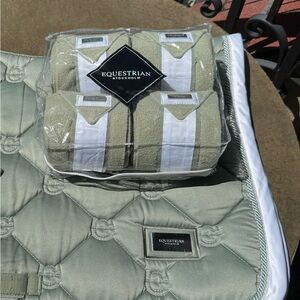 Equestrian Stockholm Pistachio Polo Wraps - Hard to Find!